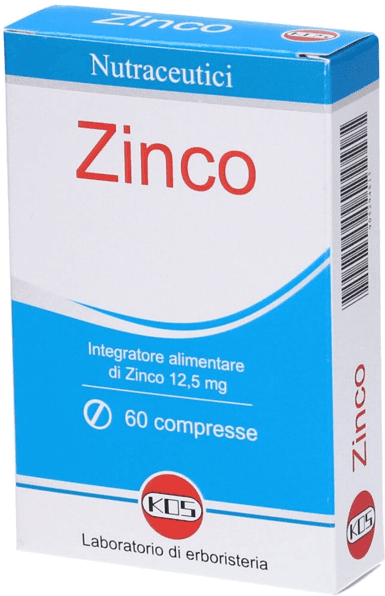 Kos Zinco Integratore di Zinco 60 Compresse