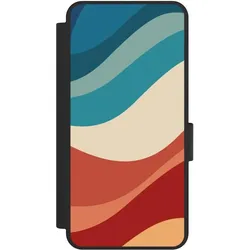Nivocase Klapphülle für Samsung Galaxy S25 Edge Handyhülle aus Kunst Leder NIVOflip schwarz Farbe (Samsung Galaxy S25 Edge), Smartphone Hülle, Schwarz