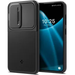 Spigen Optik Armor (Samsung Galaxy S24), Smartphone Hülle, Schwarz
