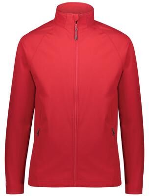 Holloway 229521 Featherlight Soft Shell Jacket in Scarlet size Medium   Polyester