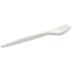 1000x Papiergabel, 170mm, weiß