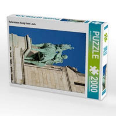 CALVENDO Puzzle Reiterstatue König Saint Louis 2000 Teile Puzzle hoch | 2000 Teile Lege-Größe 90 × 67 cm Foto-Puzzle für glückliche Stunden