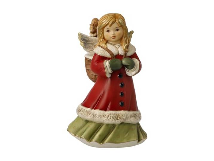 Goebel Engelfiguur boswandeling - winterwoud Kerstmis