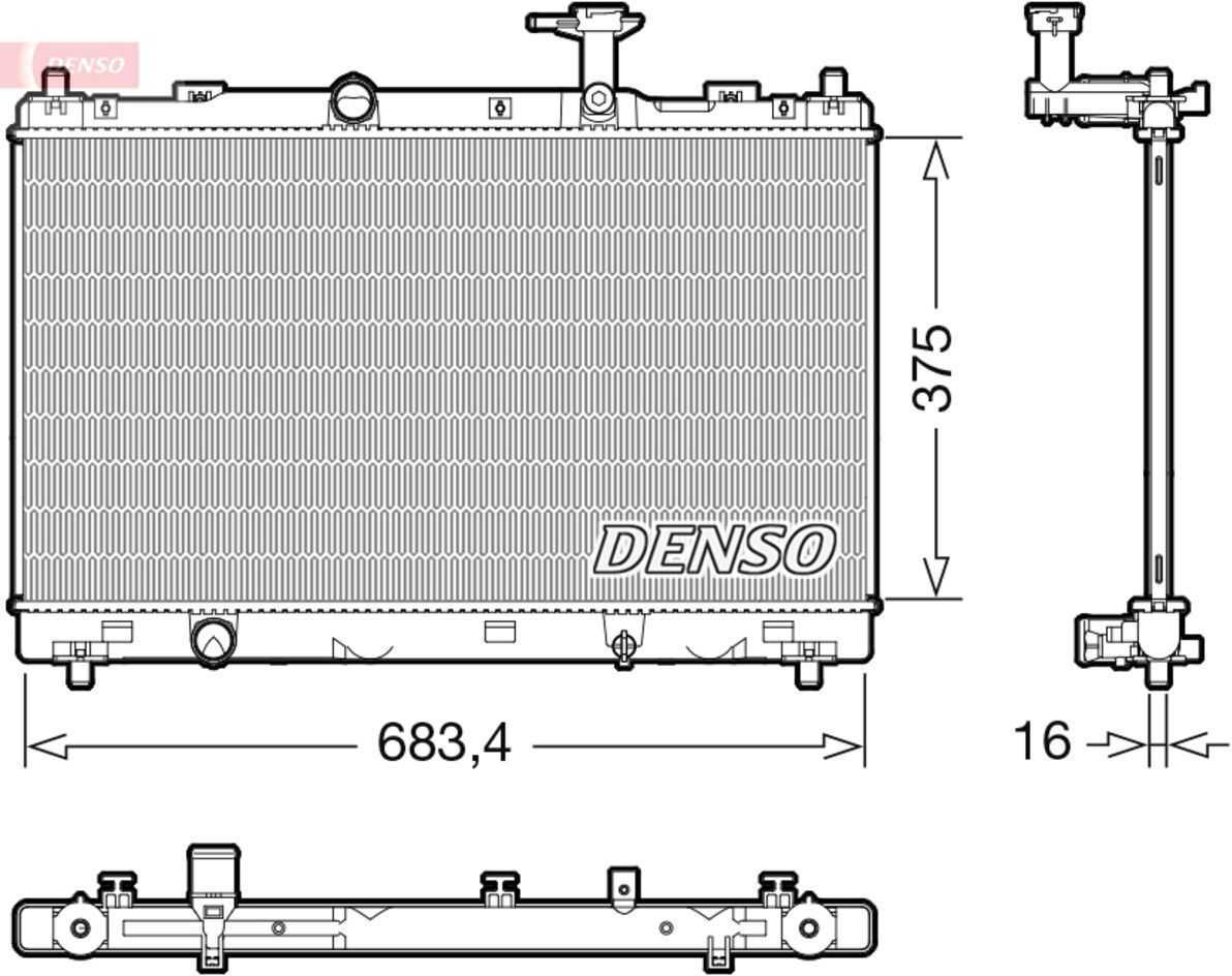 Kühler DENSO DRM47038