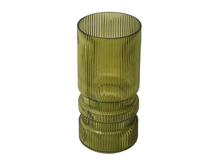 Vase strié en verre - Blancheporte