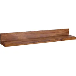 Wandregal Massivholz Landhausstil 140 cm Naturprodukt