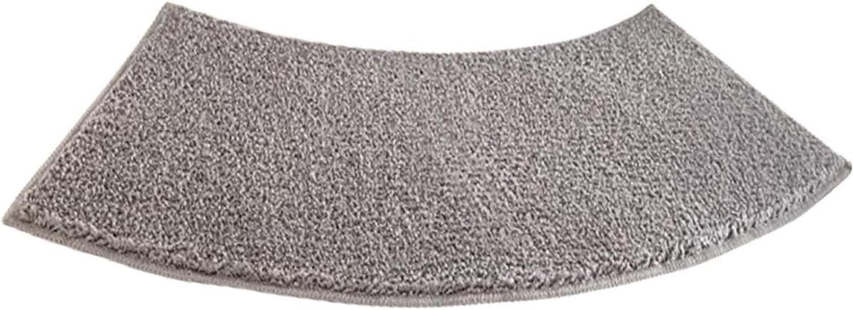 Grijs Gebogen Douchemat met Anti-slip Achterkant - 100 x 32 cm
