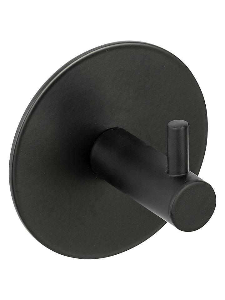 Schöner Wohnen Kollektion Wandhaken "Meleto" in Schwarz - Ø 7 cm - onesize