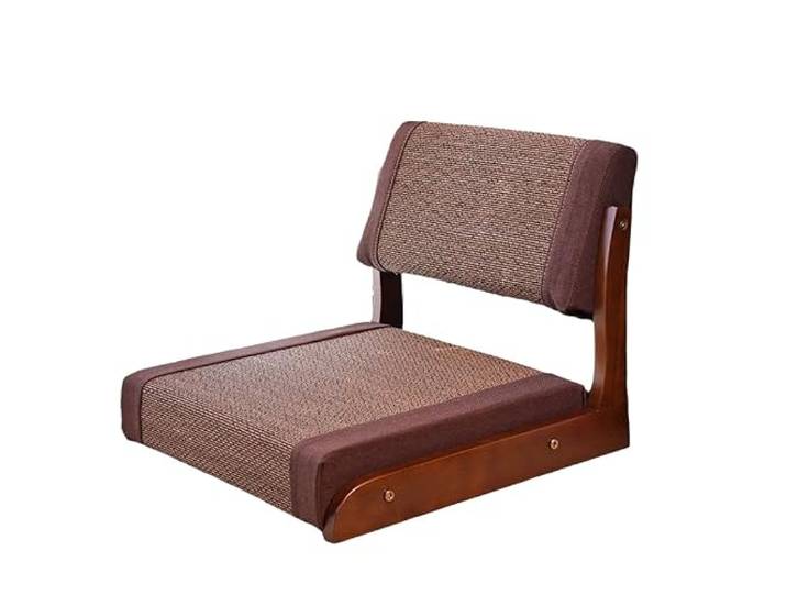 Leichtrit Meditations-Bodenstuhl Tragbarer,Erkerfenster-Lazy Chair Starke TragfäHigkeit,Mit Verstellbarer RüCkenlehne,Geeignet FüR Erkerfenster, Schlafzimmer
