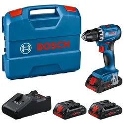 Bosch Professional GSR 18V-45 (CC) Akku-Bohrschrauber (3x4,0Ah) (0615A5002N)