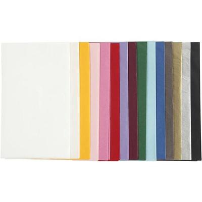 Creativ Company Seidenpapier, 50x70 cm, 17 g, Sortierte, Farben, 15x2 Blatt