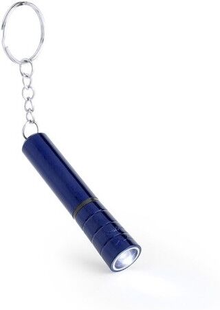 Porte-clés publicitaire lampe Flonse bleu