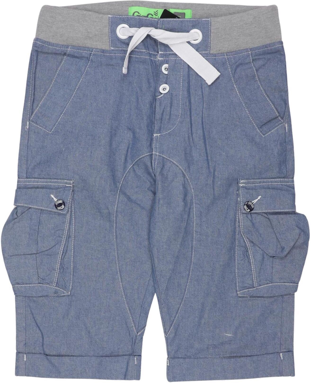 Gio-Goi Herren Shorts, Blau, Gr. W30, Baumwolle - Second Hand