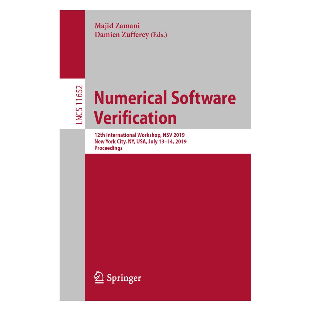 Springer Numerical Software Verification (Englisch, Softcover, Damien Zufferey, Majid Zamani) (56091297)