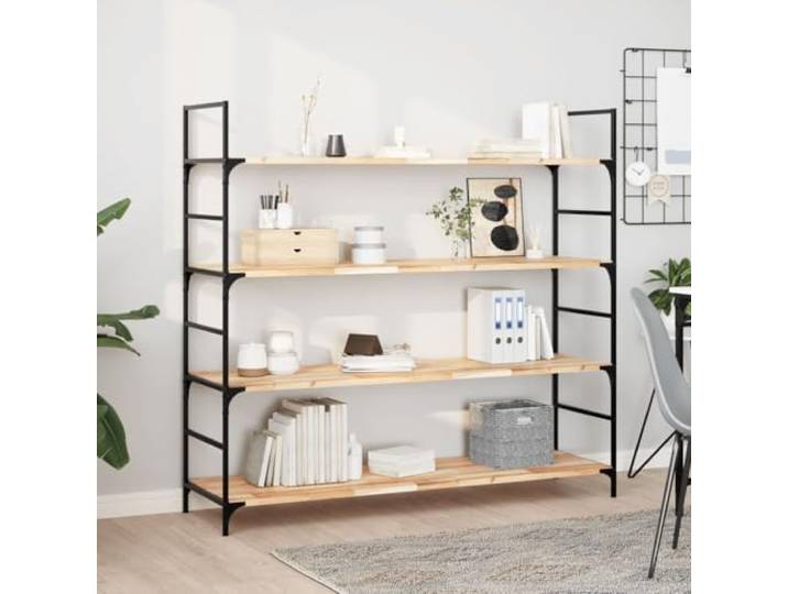 IBUQDDV Schweberegale 2 STK. 160x40x2 cm Massivholz Akazie Unbehandelt Massives Akazienholz, unbehandelte Oberfläche, flexible Wandmuster, vielseitig nutzbar, platzsparend