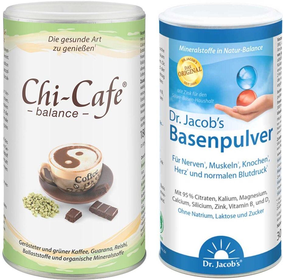 Chi-Cafe balance Wellness + Dr. Jacob's Basenpulver Original
