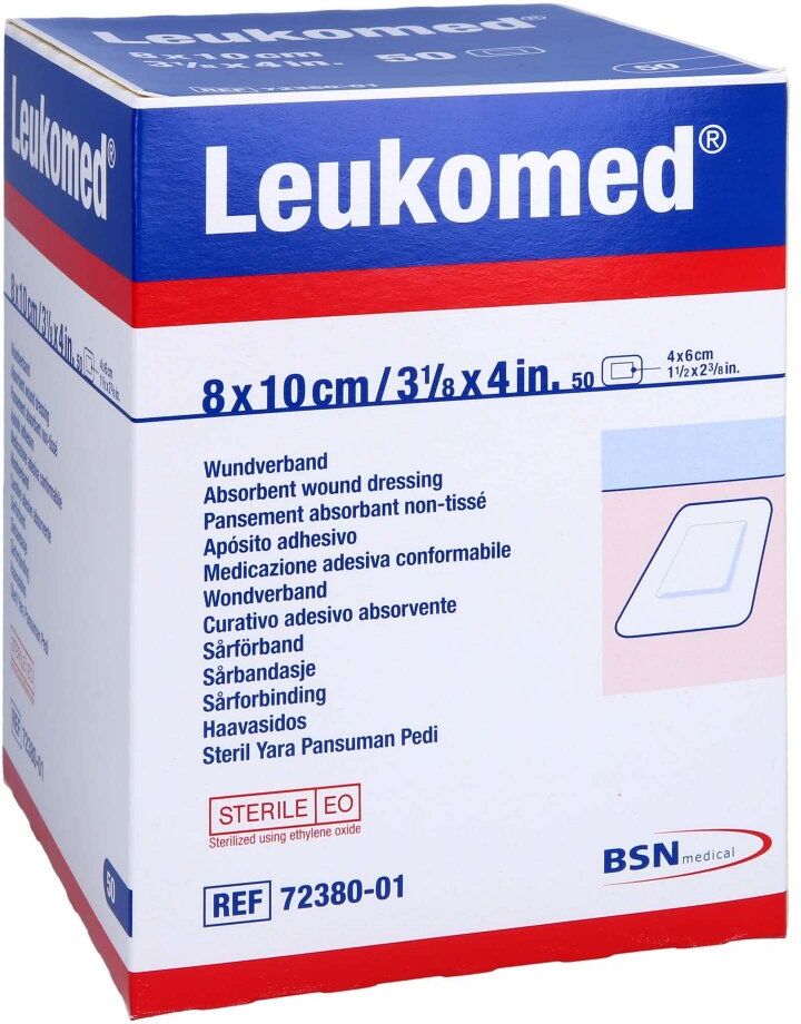 Leukomed sterile Pflaster 8x10 cm 50stk