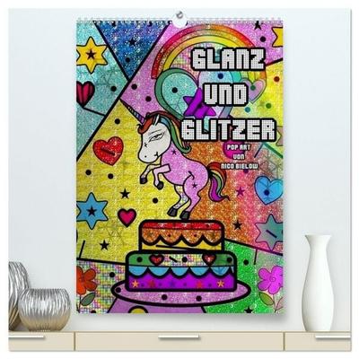 Glanz und Glitzer (hochwertiger Premium Wandkalender 2027 DIN A2 hoch), Kunstdruck in Hochglanz