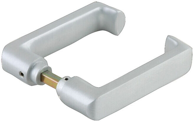 Paire de béquilles en verre RONDO LM LM argent elox.f.guidon VK 8mm ; Dorma-Glas (81031415099)