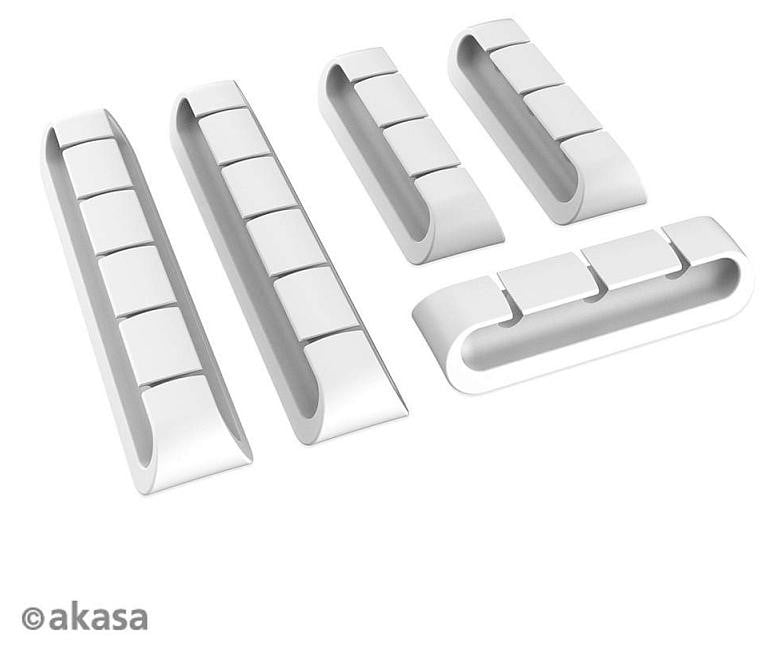 Akasa kabelhouder wit