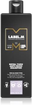 label.m Royal Yuzu champô para cabelos crespos e inflexíveis 300 ml. Royal Yuzu