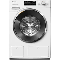 MIELE WWJ880 WPS PWash&TDos&Steam W1 White Edition Waschmaschine (9 kg, 1600 U/Min., A, Flusenfilter, Fremdkörperfilter)