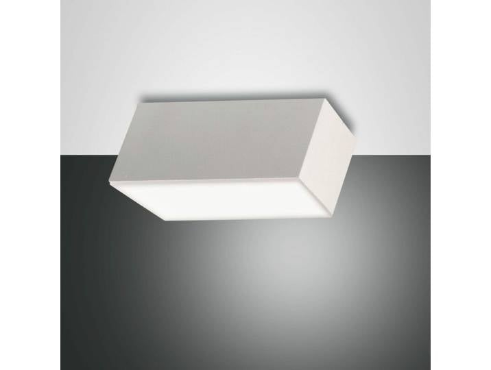 Fabas Luce Deckenleuchte Lucas 1-flammig - Weiß Clean, Minimali