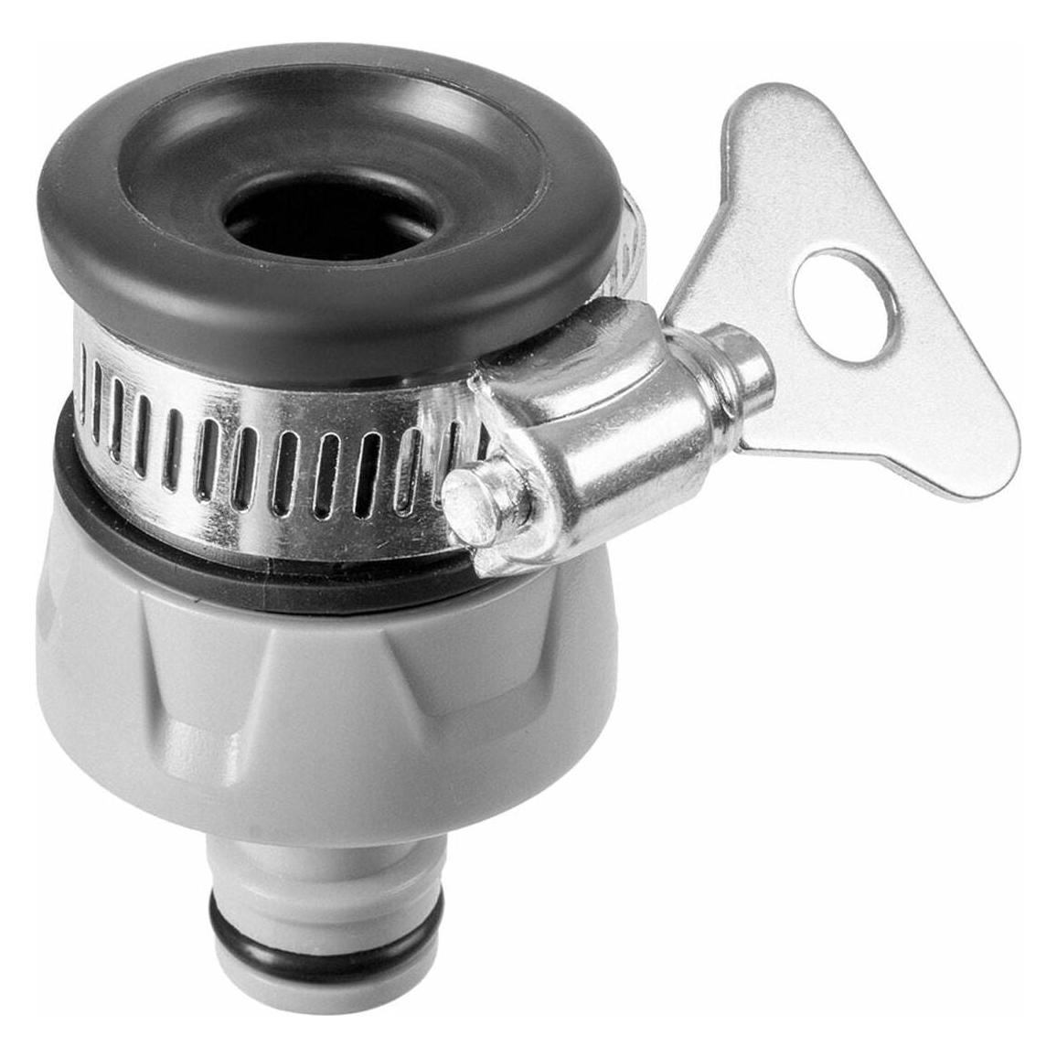 Cellfast universal tap connector with IDEAL clamp 15-19 mm (52-661) (Hahnanschluss, Schlauchanschluss, Schlauchverbinder, 15 mm) (52-661)