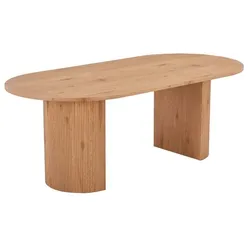 Esstisch Boavista 210 x 100 cm Holzoptik Braun Eiche