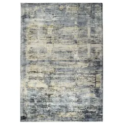 pad Webteppich Eclectic 170 x 240 cm Viskose Grau Hellgrau