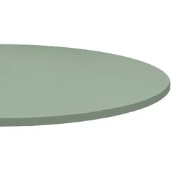 Restootab - Tischplatte Ø90 Dekor grün celadon