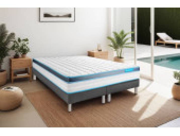 Bodycare - Matelas Mémoire de forme 2x100 x 200 - Confort : Ferme - Perform