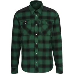 Flanell Hemd - M - waldgrün
