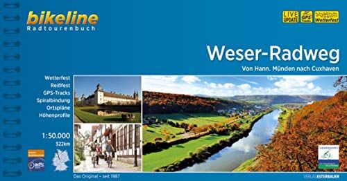 Esterbauer Verlag - Weser-Radweg: Von Hann. Münden nach Cuxhaven, 1:50.000, 522 km, wetterfest/reißfest, GPS-Tracks Download, LiveUpdate (Bikeline Radtourenbücher) - Preis vom 16.10.2026 11:41:07 h