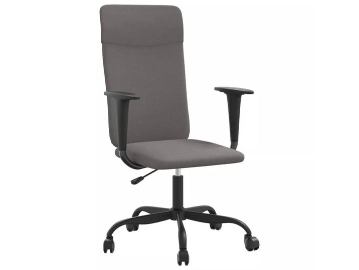 VidaXL - Bürostuhl mit liegefunktion stoff, One Size, Schiefergrau