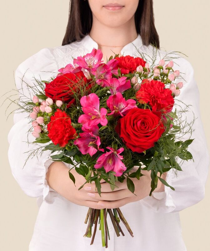 Mon Coeur : bouquet rouge d'amour en livraison pour la Saint-Valentin - Interflora