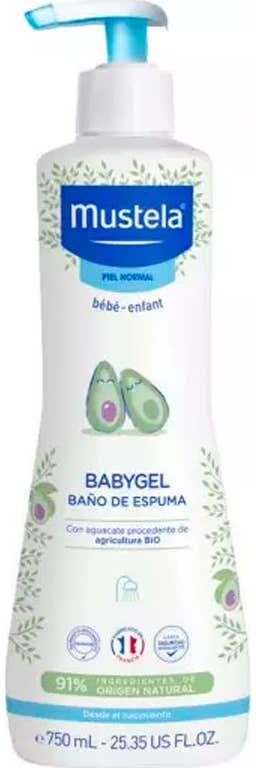 Mustela Babygel Baño Espuma con Aguacate Bio 750 ml