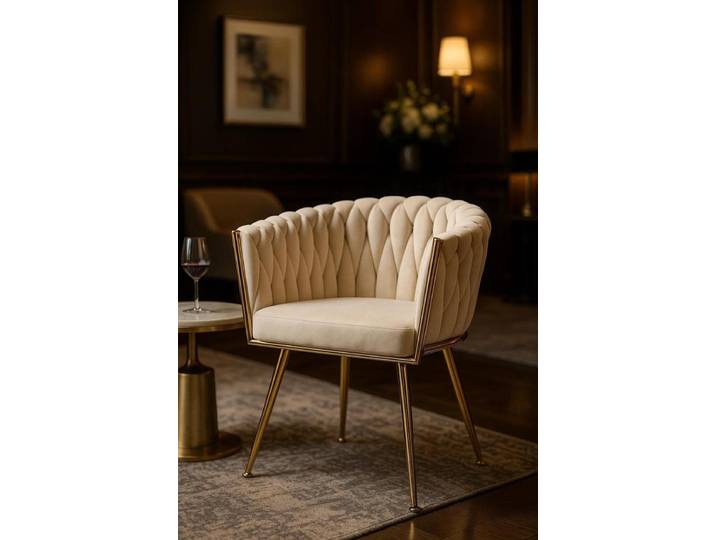 Widny Golden Samth Stuhl - Beige