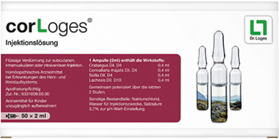 Dr. Loges + Co. GmbH CORLOGES Injektionslösung Amp. 50X2 ml 02860669