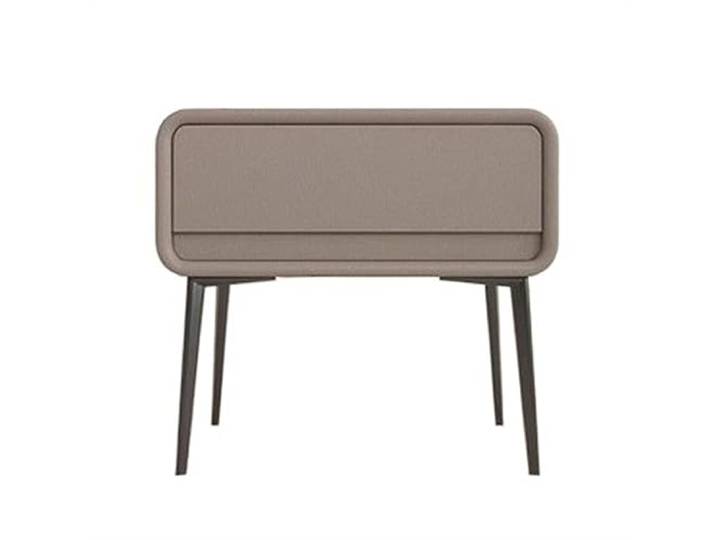 Vielseitig Nachttisch aus Holz, minimalistisch, modern, mit hohen Beinen Kleiner Möbelschrank mit einer Schublade(Khaki,Mittel)