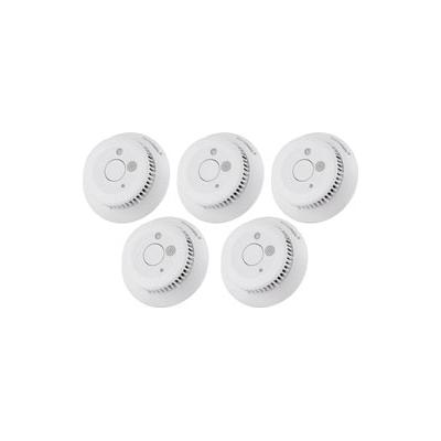 HOMEMATIC IP Rauchmelder "Funk-Rauchwarnmelder mit Q-Label 5er Set", weiß, H:4,5cm Ø:11cm, Gefahrenmelder