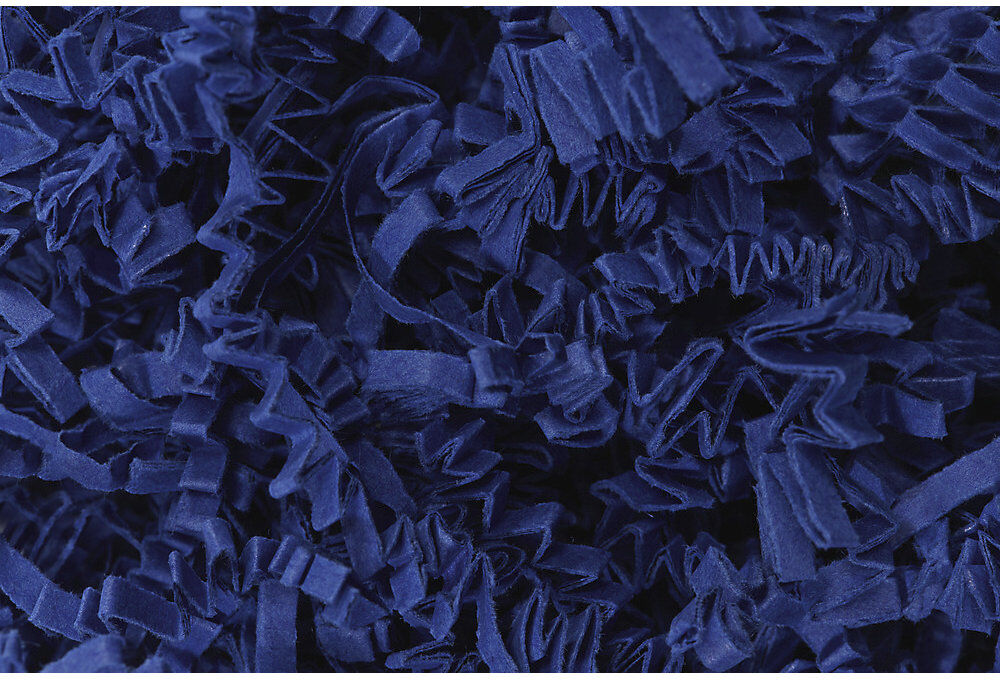 kaiserkraft SizzlePak Papier-Füllmaterial, 10 kg, Füllvolumen 350 l, blau