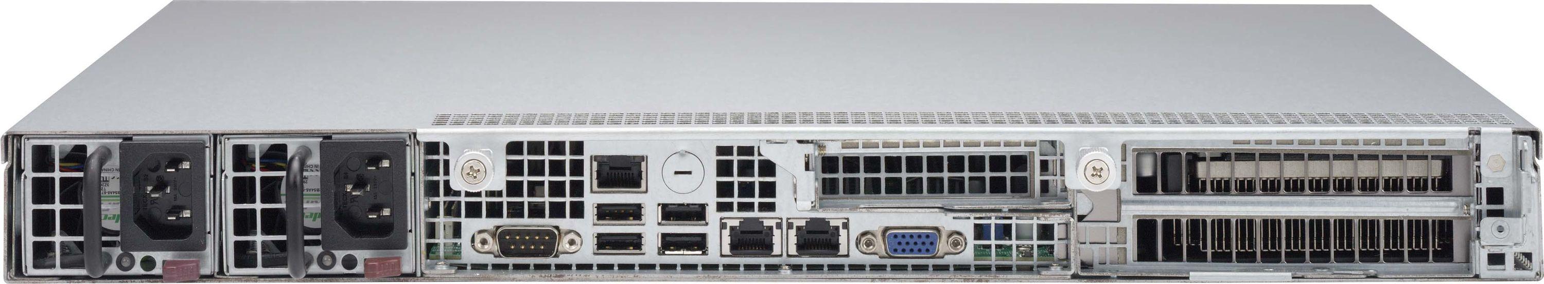 Supermicro SuperChassis 514-R407W, Rack, Server, Grau, 1U, 400 W, 100 - 240 V