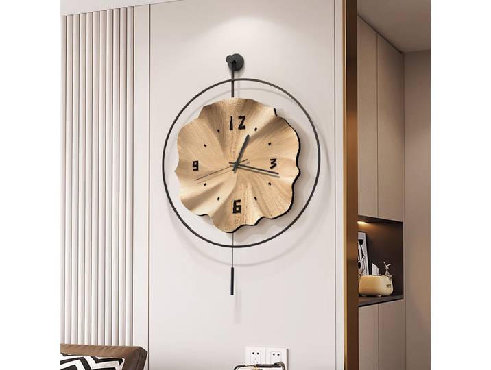 Bûche européenne horloge à vent salon tenture murale nouveau haut sens horloge murale créative maison art horloge murale restaurant horloge murale