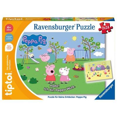 tiptoi® Puzzle für kleine Entdecker: Peppa Pig - 2x24 Teile