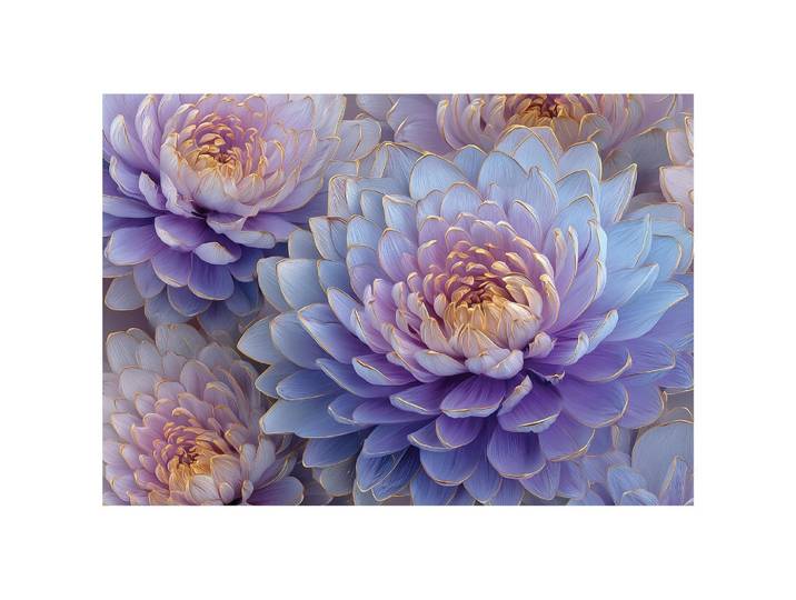 FOTOTAPETE Blumen Pfingstrosen Lila 400x280 cm