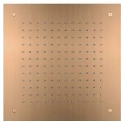 Herzbach Design iX PVD Regenbrause 21.638000.2.39 Copper Steel, 380x380mm, zum Deckeneinbau