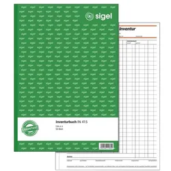 Sigel Formularbuch »Inventurbuch« IN415 weiß, 29.7x21 cm