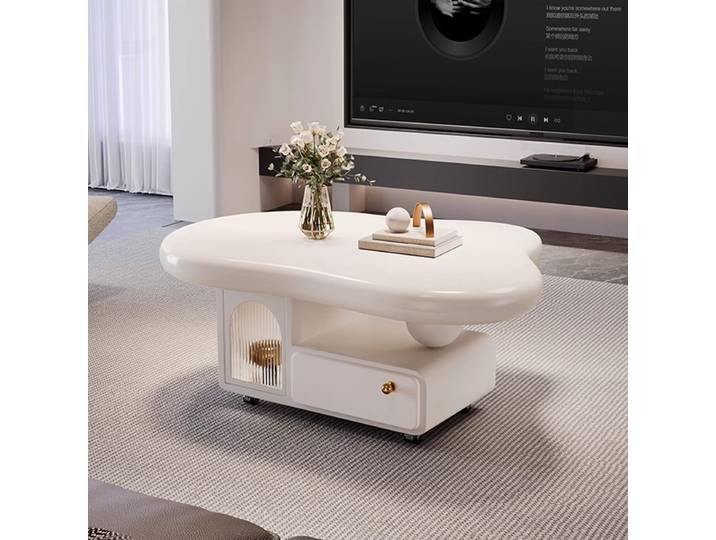 Table basse De luxe italienne, Design minimaliste et élégant, incurvée, Meubles De Maison exquis et tendance, meubles De Maison