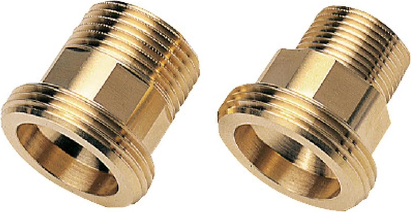 BWT HM inbouwstuk 1 inch - Hardmetalen inbouwstuk met platte afdichting, HACCP, 1 stuk